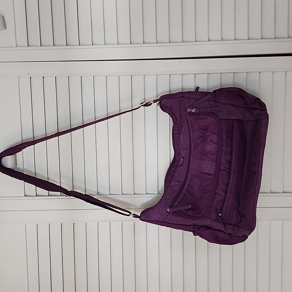 LUG Deep Purple Crossbody Travel Bag